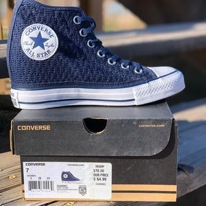 Converse All Star Lux Mid with inner Wedge Heel